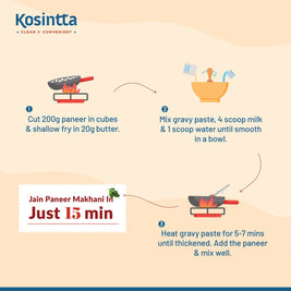 KOSINTTA® JAIN PANEER MAKHANI GRAVY PASTE