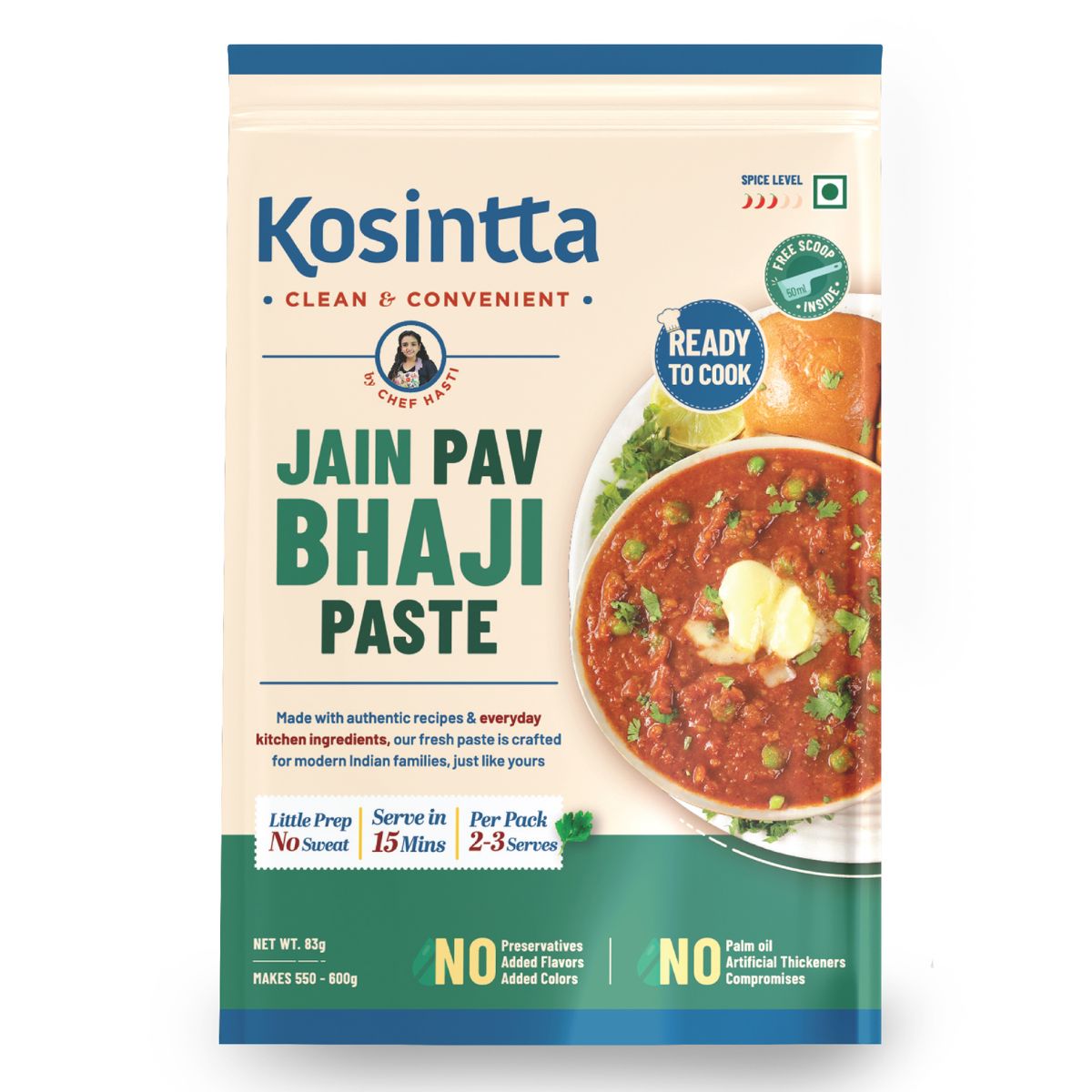 KOSINTTA® JAIN PAV BHAJI PASTE