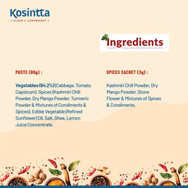 KOSINTTA® JAIN PAV BHAJI PASTE