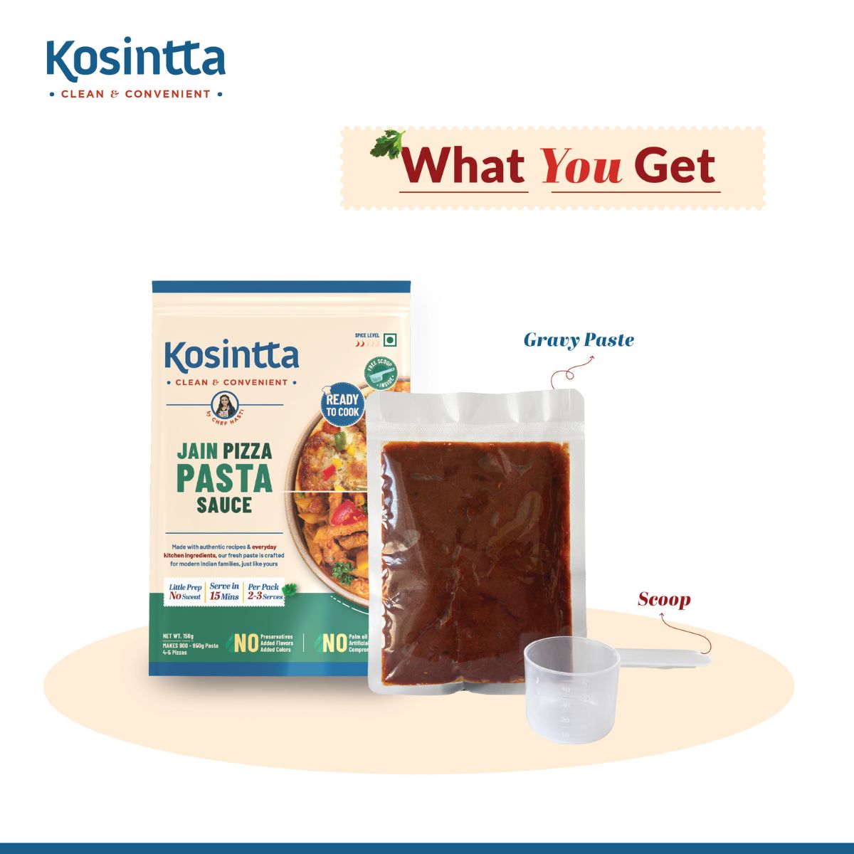 KOSINTTA® JAIN PIZZA PASTA SAUCE