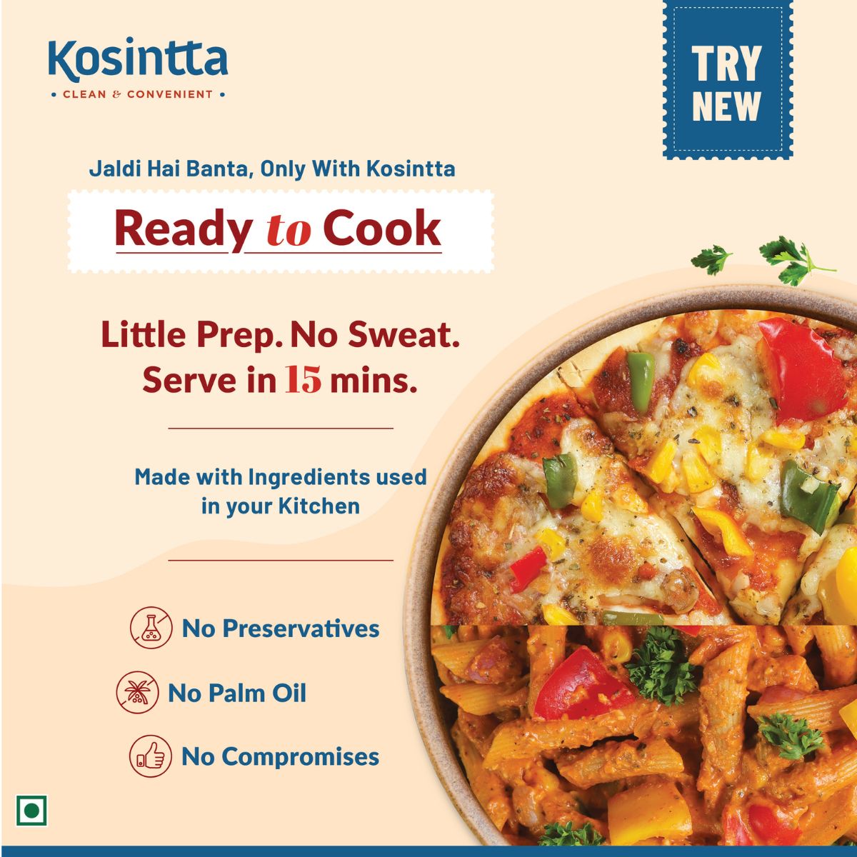 KOSINTTA® JAIN PIZZA PASTA SAUCE