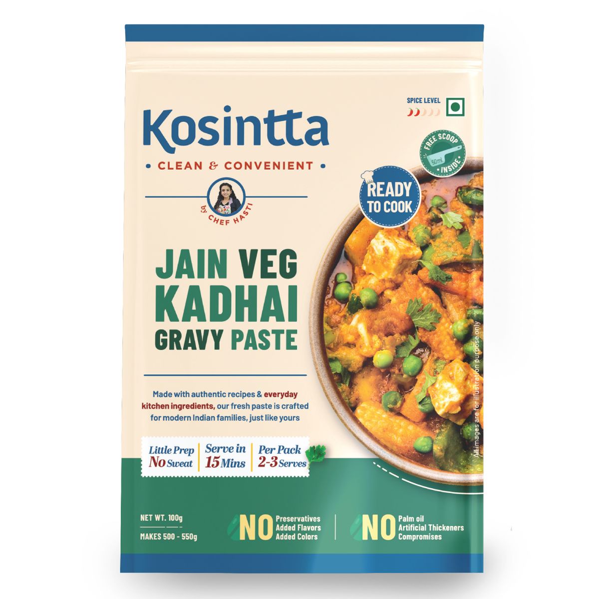 KOSINTTA® JAIN VEG KADHAI GRAVY PASTE