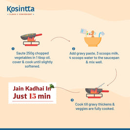 KOSINTTA® JAIN VEG KADHAI GRAVY PASTE