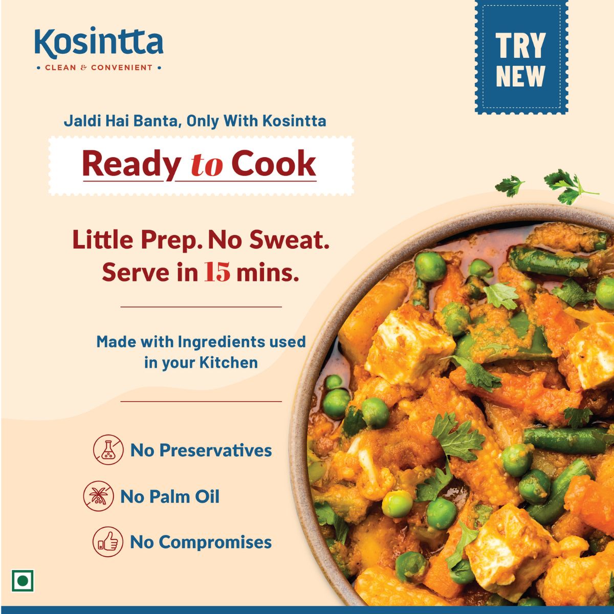 KOSINTTA® JAIN VEG KADHAI GRAVY PASTE