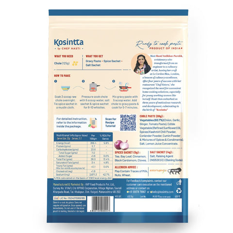 KOSINTTA® AMRITSARI CHOLE PASTE