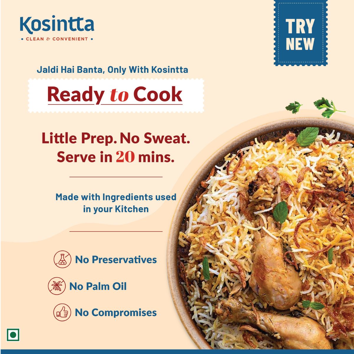KOSINTTA® CHICKEN SHAHI BIRYANI PASTE