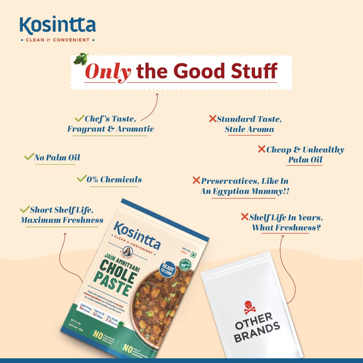 KOSINTTA® JAIN AMRITSARI CHOLE PASTE