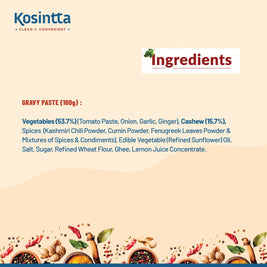 KOSINTTA® PANEER MAKHANI GRAVY PASTE