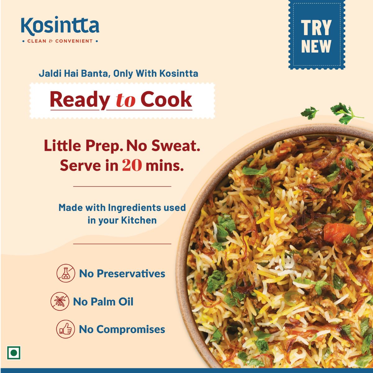 KOSINTTA® VEG SHAHI BIRYANI PASTE