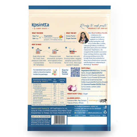 KOSINTTA® UDIPI SAMBHAR PASTE